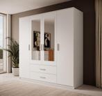 Meubella Kledingkast Tyko 200 met spiegel en lades, Nieuw, 200 cm of meer, Modern, 50 tot 75 cm