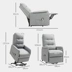 TRUUSK Elektrische TV-Stoel Met Opsta-Hulp - Relaxstoel Met, Huis en Inrichting, Verzenden, Nieuw