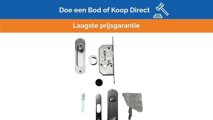 Bieden: Wurth Stainless Steel Sliding Door Lock for Marine, Watersport en Boten, Bootonderdelen, Kombuis en Sanitair, Nieuw, Zeilboot of Motorboot