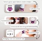 Sansbeauté® 6-in-1 Ladyshave - Gezicht - Oksels - Benen -, Sieraden, Tassen en Uiterlijk, Uiterlijk | Gezichtsverzorging, Ophalen of Verzenden