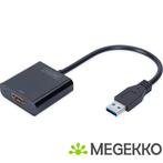 Digitus DA-70841 USB 3.0 HDMI Zwart, Computers en Software, Videokaarten, Verzenden, Nieuw