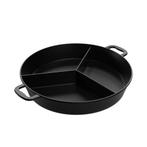 AMT Gastroguss Grote pan 65 cm – 3 segmenten – titanium, Ophalen of Verzenden, Nieuw