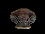 Barokke consolesculptuur in gepolychromeerd en verguld hout