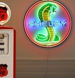 Shelby Logo Neon Verlichting Met Achterplaat XL 100 x 100 cm, Verzamelen, Automerken, Motoren en Formule 1, Gebruikt, Ophalen