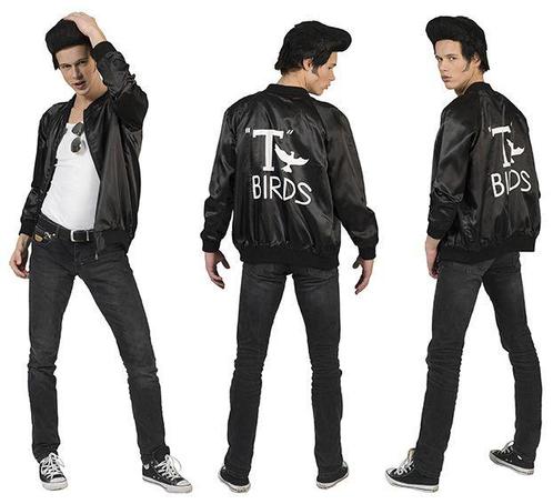 Rock and Roll T-Bird jas zwart, Kleding | Heren, Carnavalskleding en Feestkleding, Nieuw, Ophalen of Verzenden