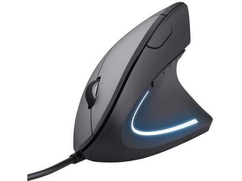 Veiling - Trust Verto - Bedrade Muis - Ergonomisch - Rechtsh, Computers en Software, Muizen, Gebruikt