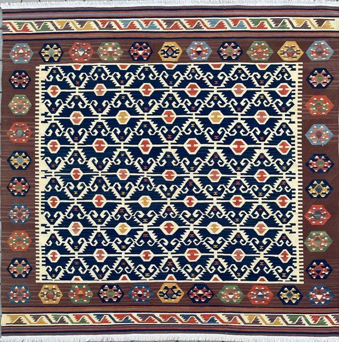 Chirwan kelim - handgeweven - ongebruikt - wol - kleurrijk, Huis en Inrichting, Stoffering | Tapijten en Kleden