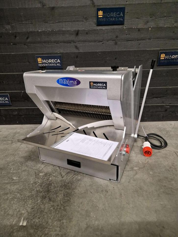 Maxima broodsnijmachine | 10 mm | 230V, Zakelijke goederen, Horeca | Keukenapparatuur, Nieuw zonder verpakking, Bakkerij en Slagerij