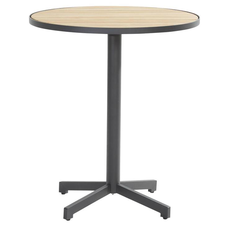 Fiesta bartafel 90xH105 cm rond teak Taste 4SO, Tuin en Terras, Tuintafels, Nieuw, Ophalen of Verzenden