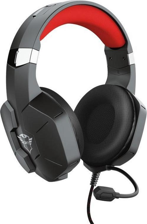 Trust GXT323 Carus V2 - Gaming headset 3,5MM - Zwart, Telecommunicatie, Mobiele telefoons | Oordopjes, Verzenden