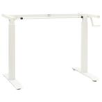 vidaXL Zit-stabureauframe met slinger handmatig wit, Huis en Inrichting, Bureaus, Verzenden, Nieuw