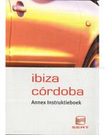 2000 SEAT CÓRDOBA/IBIZA VERKORT INSTRUCTIEBOEKJE NEDERLANDS, Auto diversen, Handleidingen en Instructieboekjes