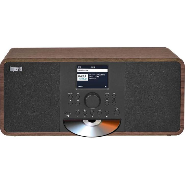 DABMAN i205 CD DAB+ / FM / Internet radio cd speler Houtlook, Audio, Tv en Foto, Radio's, Radio, Nieuw, Met cd-speler, Verzenden