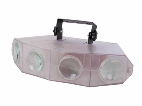 Veiling - HQ-Power quad LED moonflower discolamp, Muziek en Instrumenten, Licht en Laser