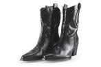 Linea Zeta Cowboy laarzen in maat 42 Zwart | 10% extra, Kleding | Dames, Schoenen, Verzenden, Zwart, Zo goed als nieuw, Linea Zeta