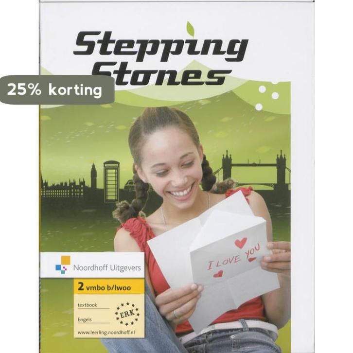textbook vmbo b/lwoo Stepping Stones 9789001778972, Boeken, Overige Boeken, Gelezen, Verzenden