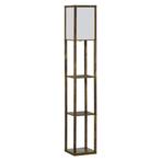 Vloerlamp met 3 Planken MDF E27, Verzenden, Nieuw