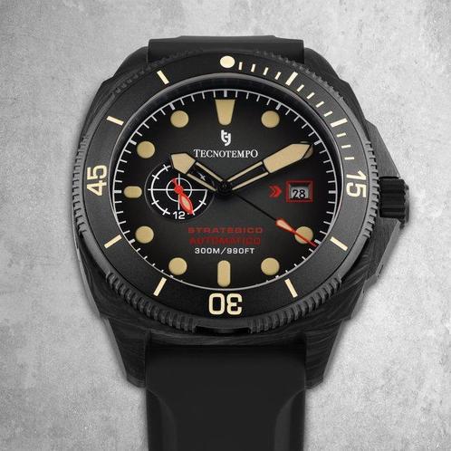 Tecnotempo - Strategico - Forged Carbon & Titanium -, Sieraden, Tassen en Uiterlijk, Horloges | Heren