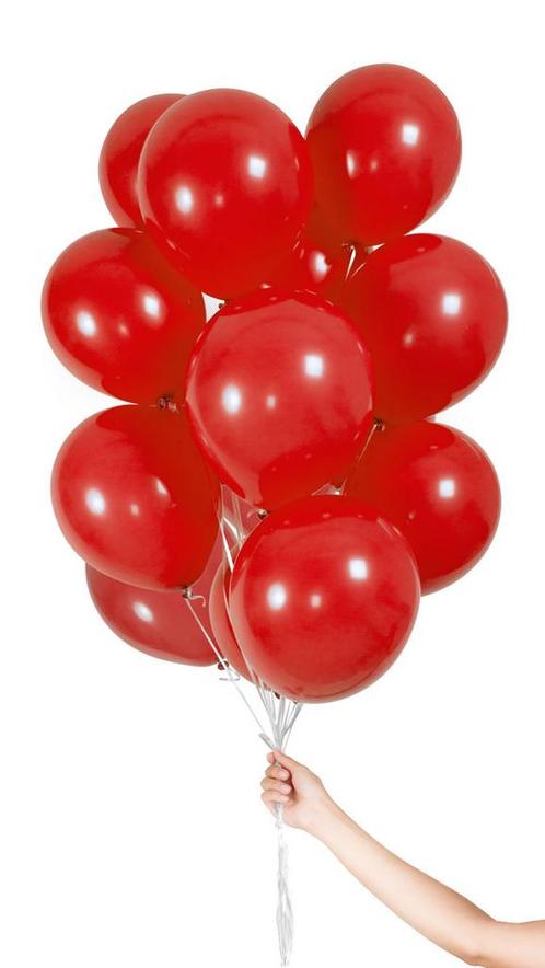 Rode Ballonnen 23cm - 30 stuks | Nieuw! | Latex ballonnen, Hobby en Vrije tijd, Feestartikelen, Nieuw, Verzenden