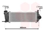 INTERCOOLER VOOR MERCEDES BENZ CITAN W415 2012- 144963234R, Ophalen of Verzenden, Nieuw