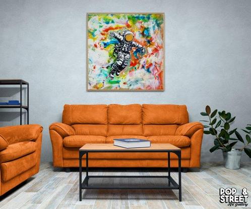 Golden Boy (2000) - FROM SPACE WITH LOVE (Original Artwork!), Antiek en Kunst, Kunst | Schilderijen | Modern