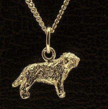 Gouden Schapendoes ketting hanger - klein, Sieraden, Tassen en Uiterlijk, Kettinghangers, Verzenden