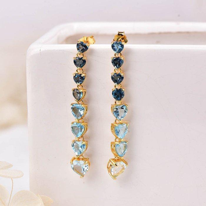 Zonder Minimumprijs - Oorbellen Zilver - Topaz -, Sieraden, Tassen en Uiterlijk, Oorbellen