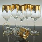 Kelk (6) - 24 kt goud, Antiek en Kunst