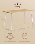Eettafel - keukentafel - 4-6 personen - tafelblad 140x75 cm, Huis en Inrichting, Tafels | Eettafels, Verzenden, Nieuw