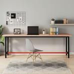 vidaXL Bureaublad 220x55x2,5 cm massief beukenhout, Huis en Inrichting, Tafels | Eettafels, Verzenden, Nieuw