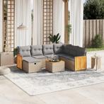 vidaXL 8-delige Loungeset met kussens poly rattan gemengd, Tuin en Terras, Tuinsets en Loungesets, Verzenden, Nieuw, Rotan, Loungeset