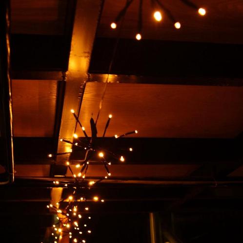 Led kluster verlichting kerst - 2 meter - warm wit - 100, Diversen, Kerst, Ophalen of Verzenden