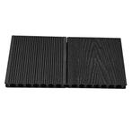 Composiet Vlonderplank Donker Grijs 2,3 X 14,8 Cm Houtnerf /, Nieuw