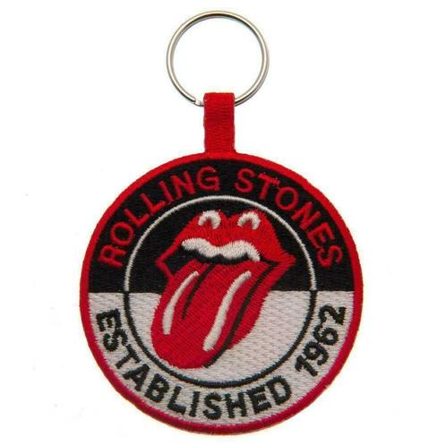 The Rolling Stones Stoffen Sleutelhanger off. merchandise, Verzamelen, Muziek, Artiesten en Beroemdheden, Gebruiksvoorwerp, Nieuw