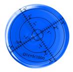 Ronde waterpas 66x11 mm blauw, Ophalen of Verzenden, Nieuw