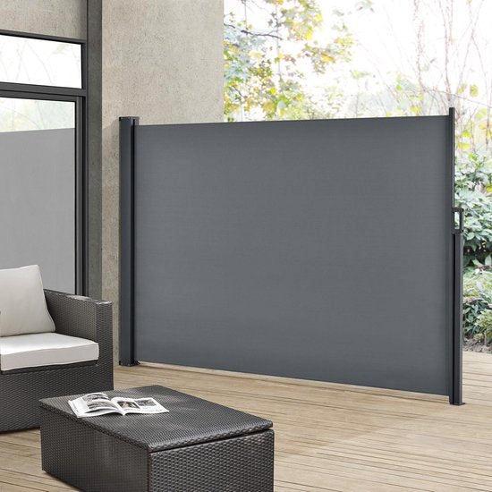 2dekans | Windscherm uittrekbaar Dubai – 300 x 180 cm –, Tuin en Terras, Zonneschermen, Zo goed als nieuw, Ophalen of Verzenden