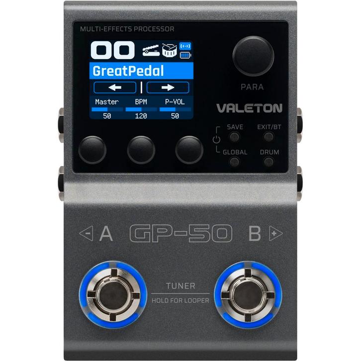 Valeton GP-50 Multi-Effects Processor - NAM & IR Loader, Muziek en Instrumenten, Effecten, Verzenden