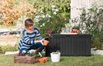 Tuin opbergbox 270 Liter - 117x45x57 cm - Antraciet, Tuin en Terras, Ophalen of Verzenden, Nieuw