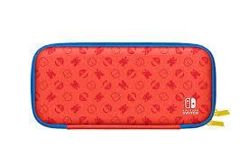 Nintendo Switch Case Mario Red and Blue Edition, Spelcomputers en Games, Spelcomputers | Nintendo Switch, Zo goed als nieuw, Ophalen of Verzenden