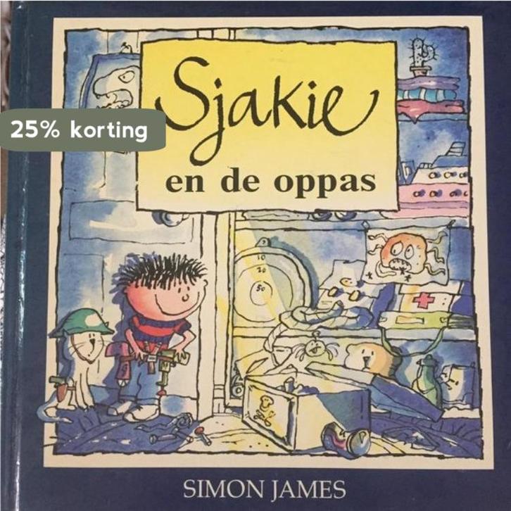Sjakie en de oppas 9789050161121 Simon James, Boeken, Prentenboeken en Plaatjesalbums, Gelezen, Verzenden