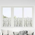 vidaXL Raamfolies 4 st mat bamboepatroon PVC, Verzenden, Nieuw