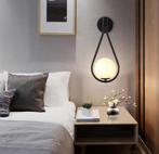 Moderne LED Wandlamp – Metalen Design met Glazen Detail, Huis en Inrichting, Lampen | Spots, Verzenden, Nieuw