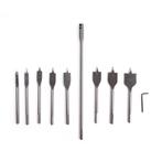 Benson Speedboor Set - 10-delig - Inclusief Verlengstuk -..., Doe-het-zelf en Verbouw, Gereedschap | Boormachines, Ophalen of Verzenden