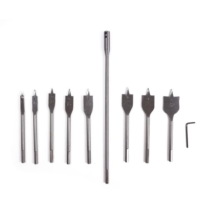 Benson Speedboor Set - 10-delig - Inclusief Verlengstuk -..., Doe-het-zelf en Verbouw, Gereedschap | Boormachines, Nieuw, Ophalen of Verzenden