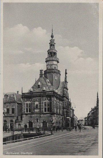 BOLSWARD - Stadhuis, Verzamelen, Ansichtkaarten | Nederland, Verzenden
