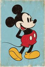 Poster Mickey Mouse Retro 61x91,5cm, Verzenden, Nieuw, A1 t/m A3
