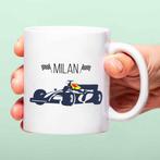 Gepersonaliseerde Formule 1 mok met naam, Verzenden, Nieuw