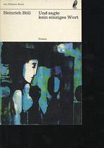 Und sagte kein einziges Wort 9783548021416 Heinrich Böll, Boeken, Verzenden, Gelezen, Heinrich Böll