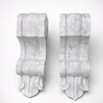 Architectonisch ornament - 1850-1900 - een paar marmeren