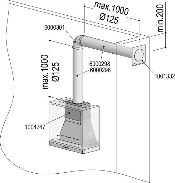 Berbel 1090078 luchtafvoer aansluitset, Witgoed en Apparatuur, Afzuigkappen, Nieuw, Verzenden